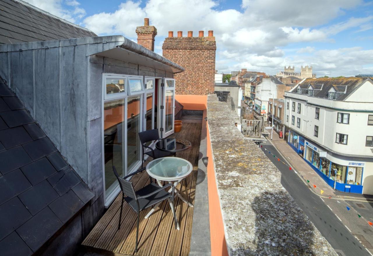 Stunning Central Exeter Apartment With Balcony And Fantastic View Buitenkant foto