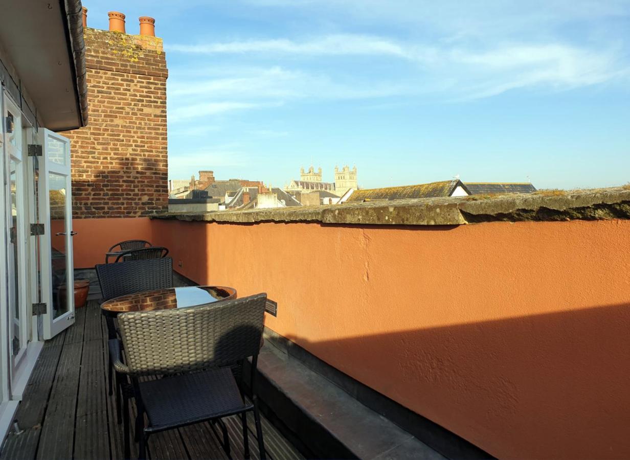 Stunning Central Exeter Apartment With Balcony And Fantastic View Buitenkant foto